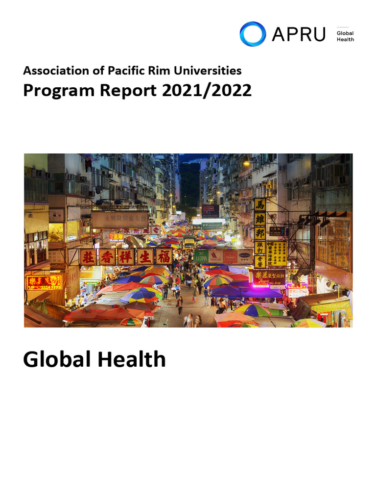 APRU Global Health Program Report | PDF | Public Health | Global Health