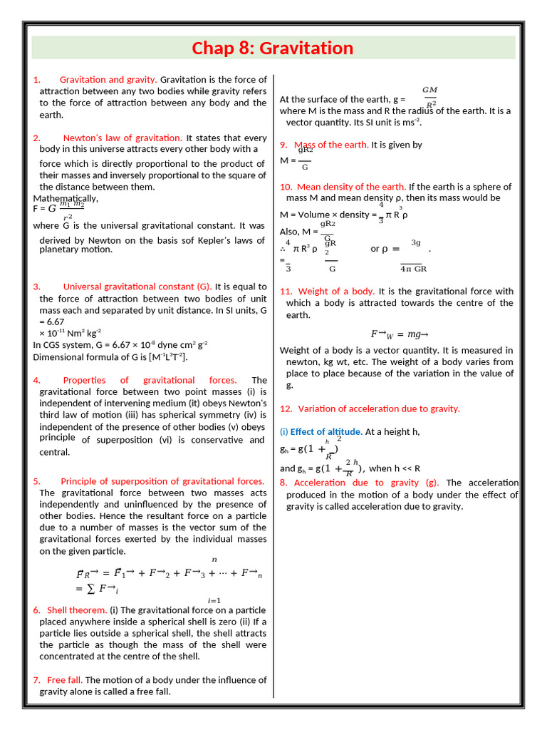 Understanding Gravitation and Gravity | PDF | Orbit | Newton's Law Of ...