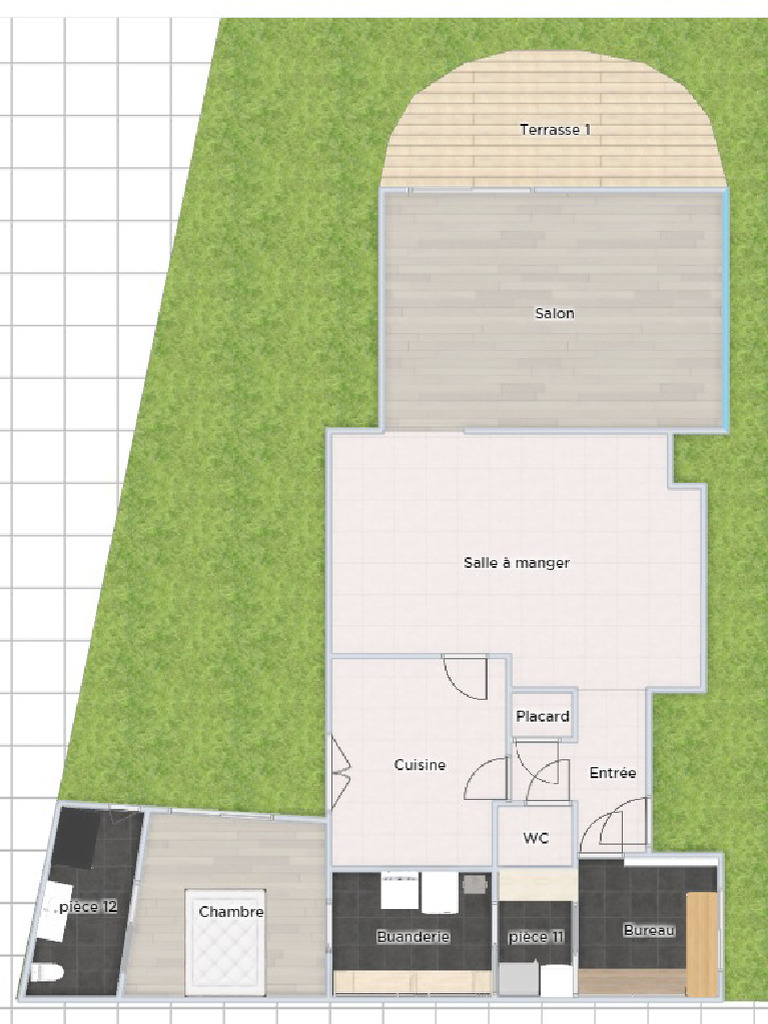 Plans maison pdf - Plan dessiné par djoe974