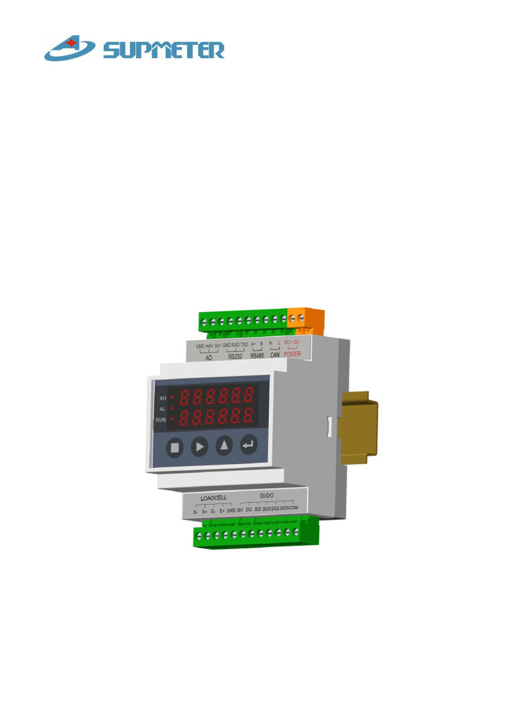 BST106-M60S (L) Guide Rail Type Weighing (Force Measuring) Control ...