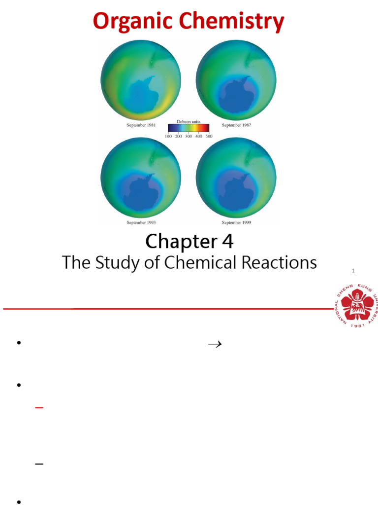 Organic Chemistry Ch4 handout PDF Chemical Reactions Radical