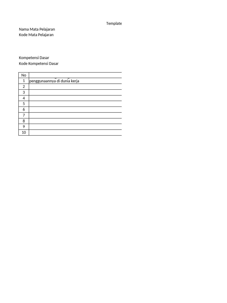 Template TP M | PDF