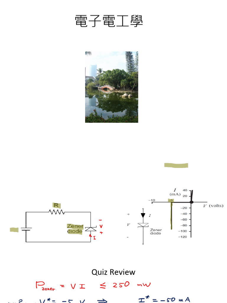 Zener Diode and Schmitt Trigger Lab Guide | PDF
