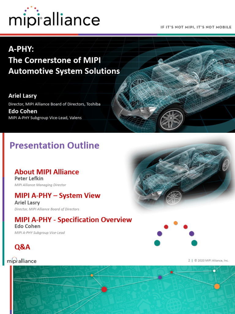 MIPI A-PHY: Key to Automotive Interoperability | PDF | Computer Science ...