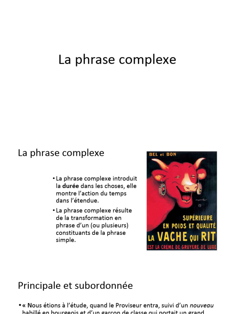 Comprendre la phrase complexe | PDF | Clause | Grammaire