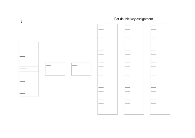 Double Key Assignment Guide | PDF