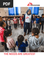 MSF-USA Annual Report 2018 | PDF | Médecins Sans Frontières | Refugee