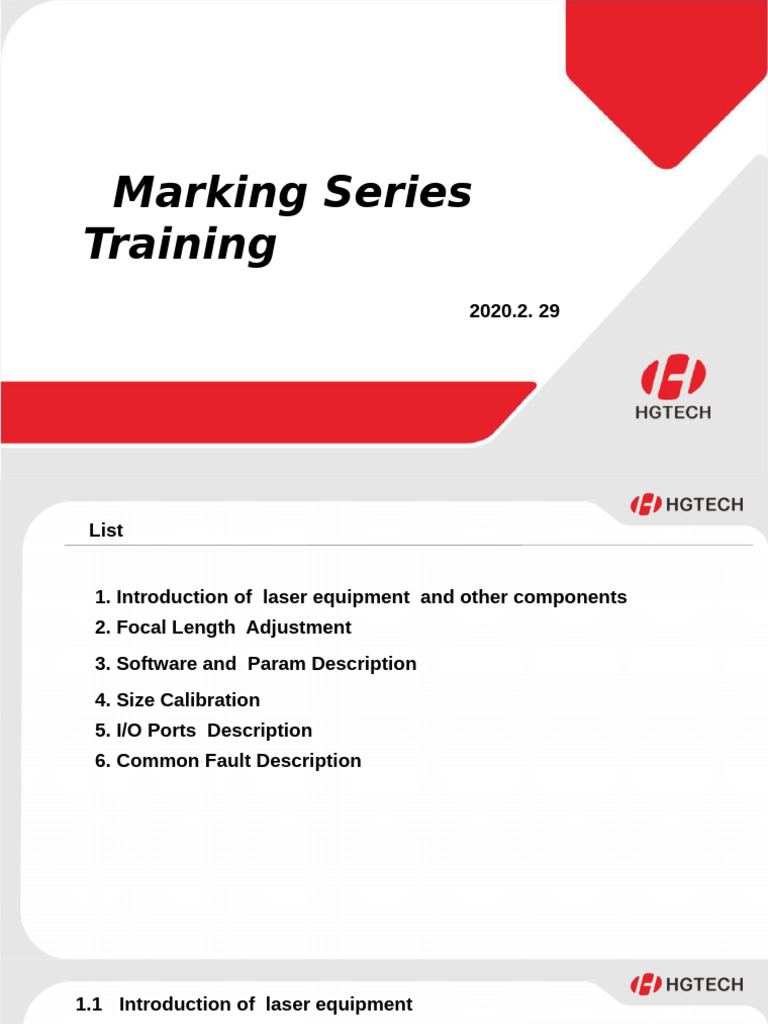 Laser Equipment Setup Guide | PDF | Laser | Power Supply