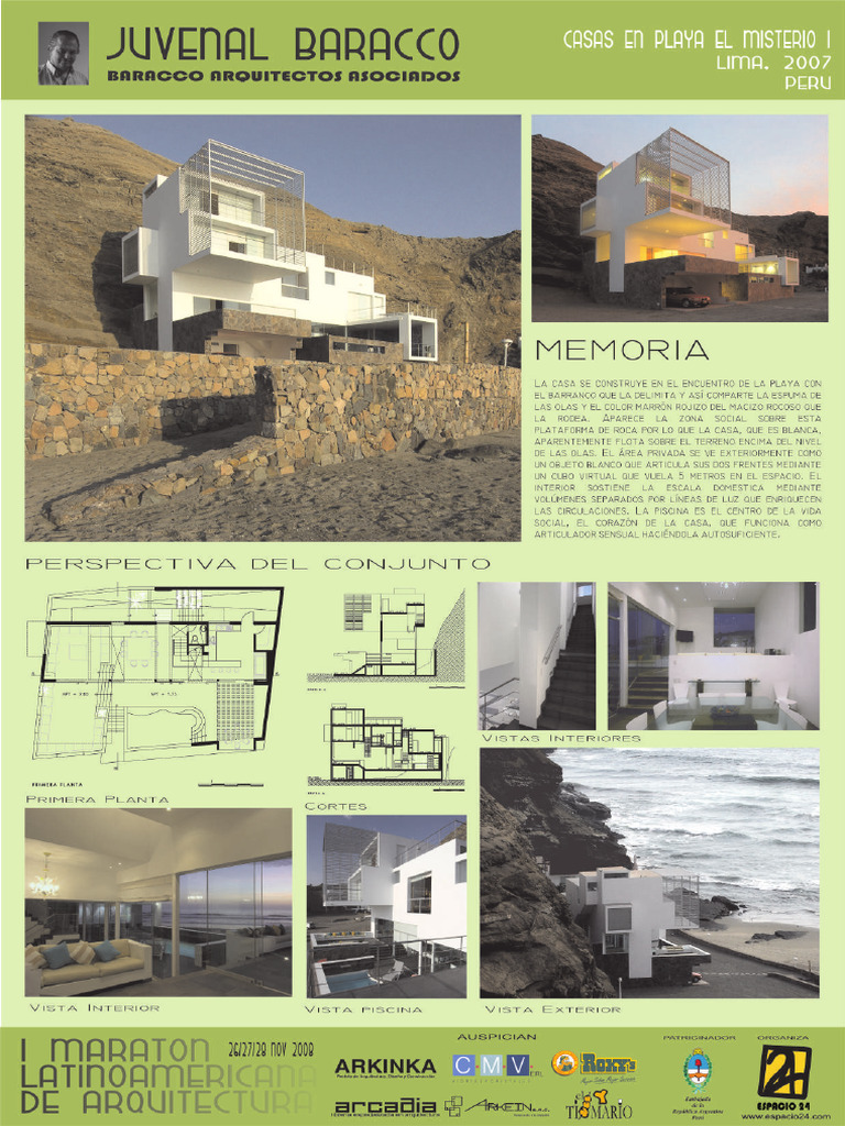 Lamina de Baracco Casa en Playa El Misterio Ii | PDF