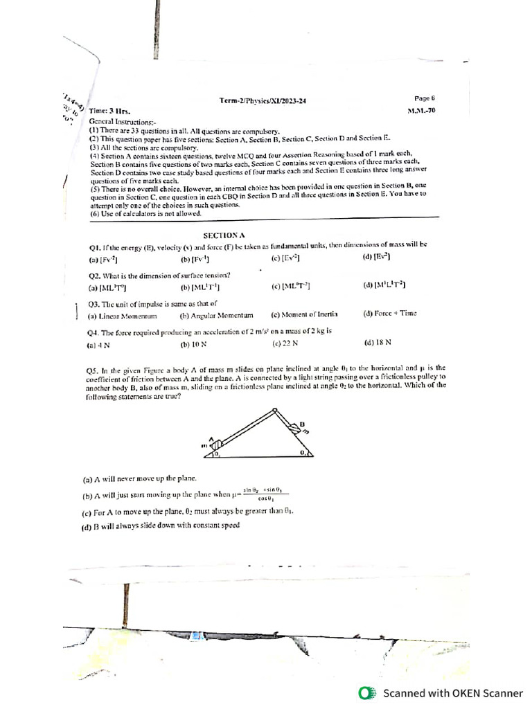Term 2 Paper All Subjects | PDF