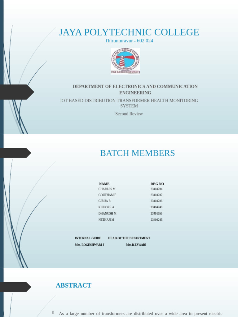 2nd Batch Second Review | PDF | Internet Of Things | Microcontroller