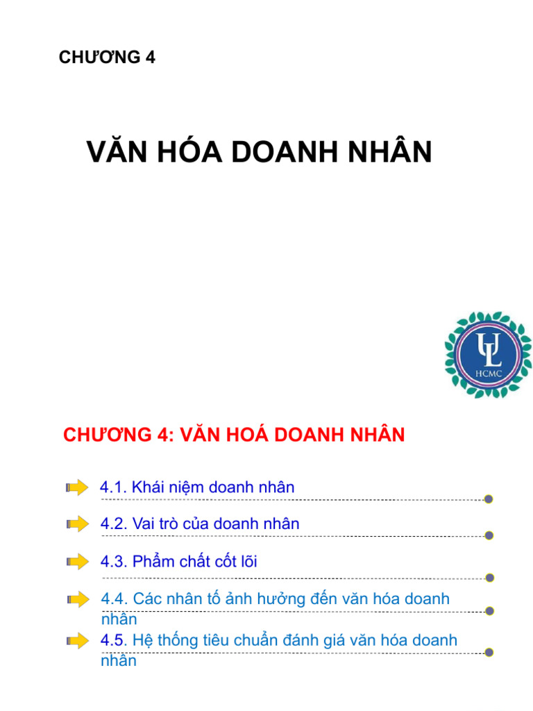 Chương 4 Van Hoa Doanh Nhan | PDF