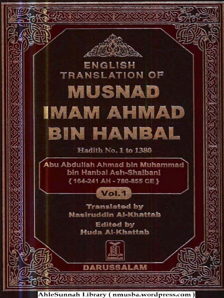 All in One-Musnad E Ahmad Bin Hanbal, Arabic - Eng-But Non-Searchable | PDF