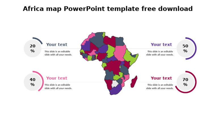 Free Editable Africa Map Template | PDF