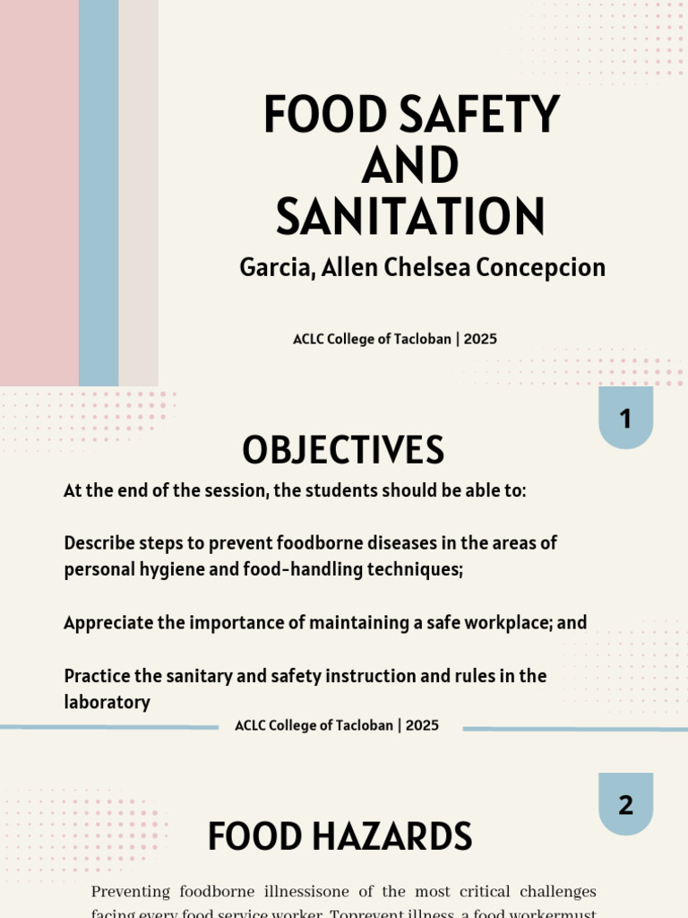 Food Safety and Personal Hygiene Guidelines | PDF | Hand Washing ...