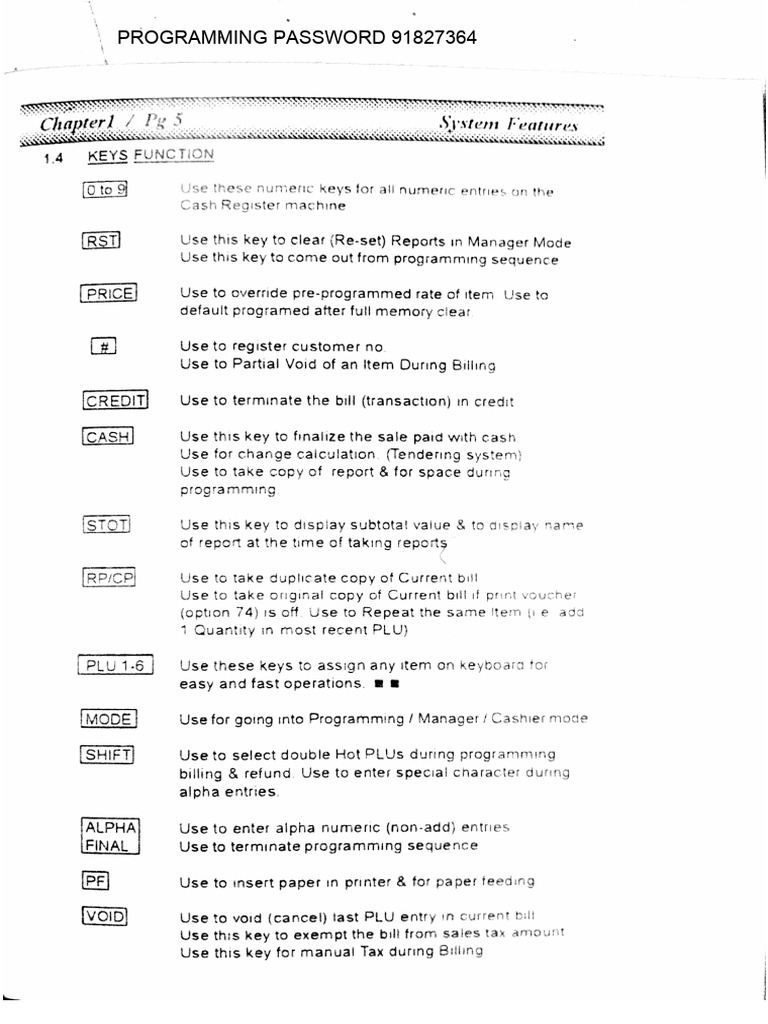 Programming Password Document | PDF