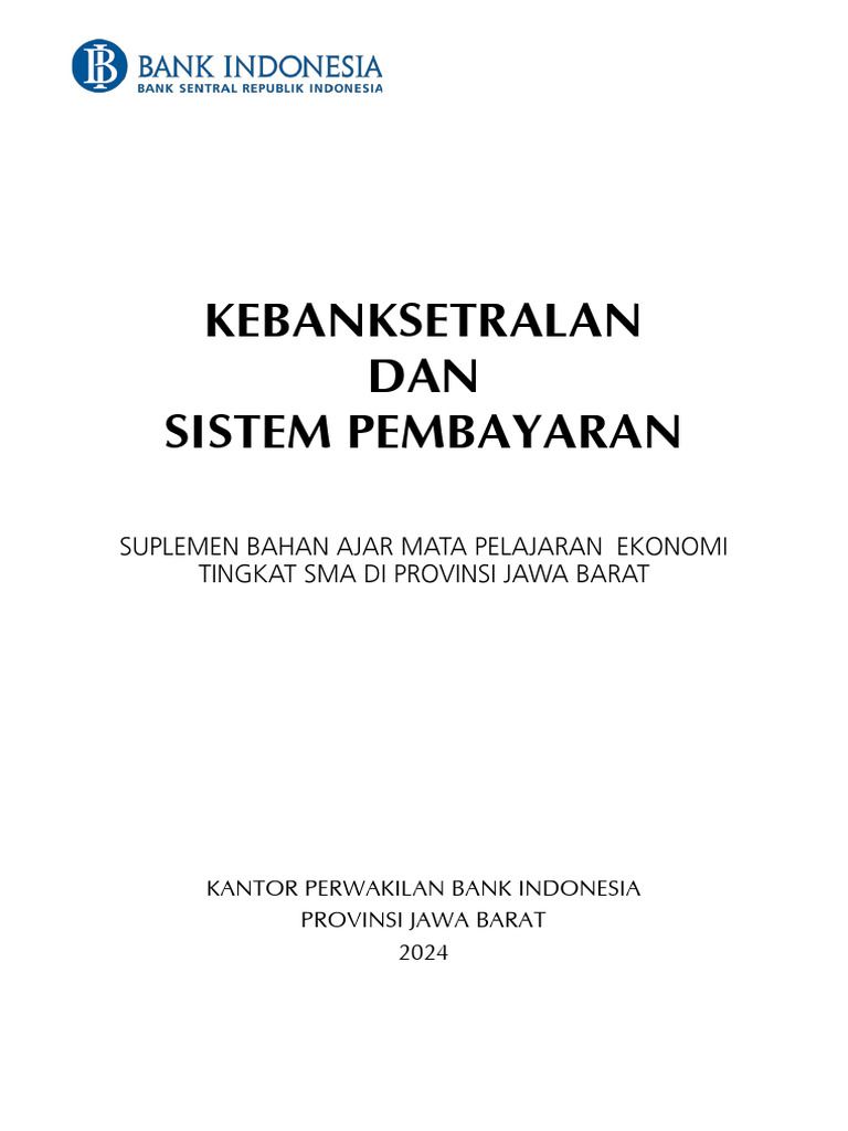 Kompilasi Materi Insersi Bank Indonesia - 20240530 | PDF
