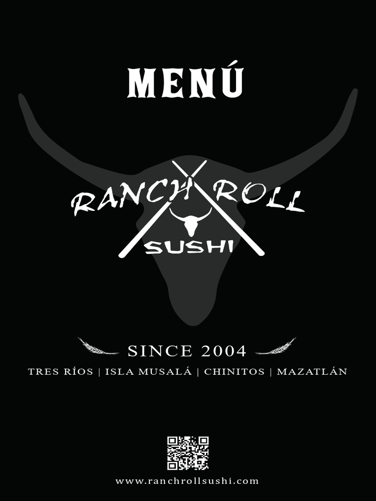 Menú de Sushi y Mariscos en Ranch Roll | PDF | Alimentos | Cocina