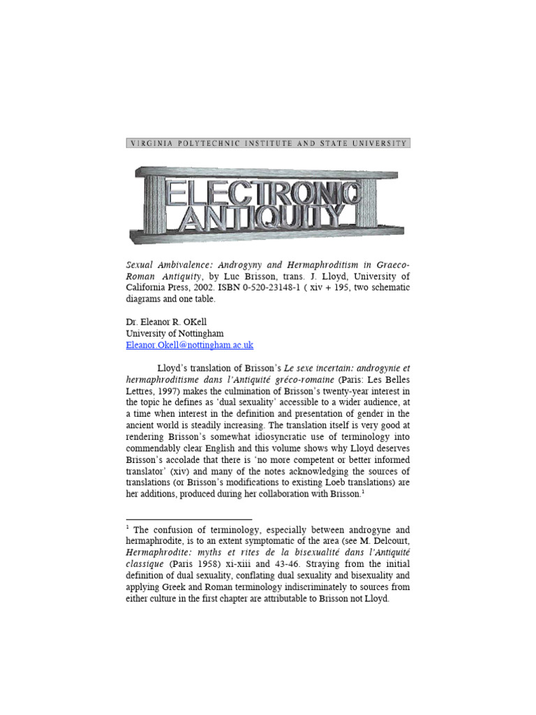 Brisson | PDF | Carl Jung | Greek Mythology