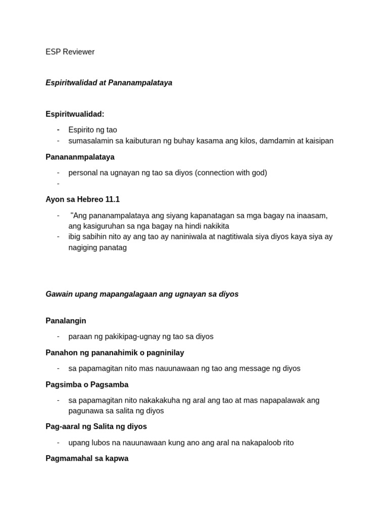 Esp Reviewer | PDF