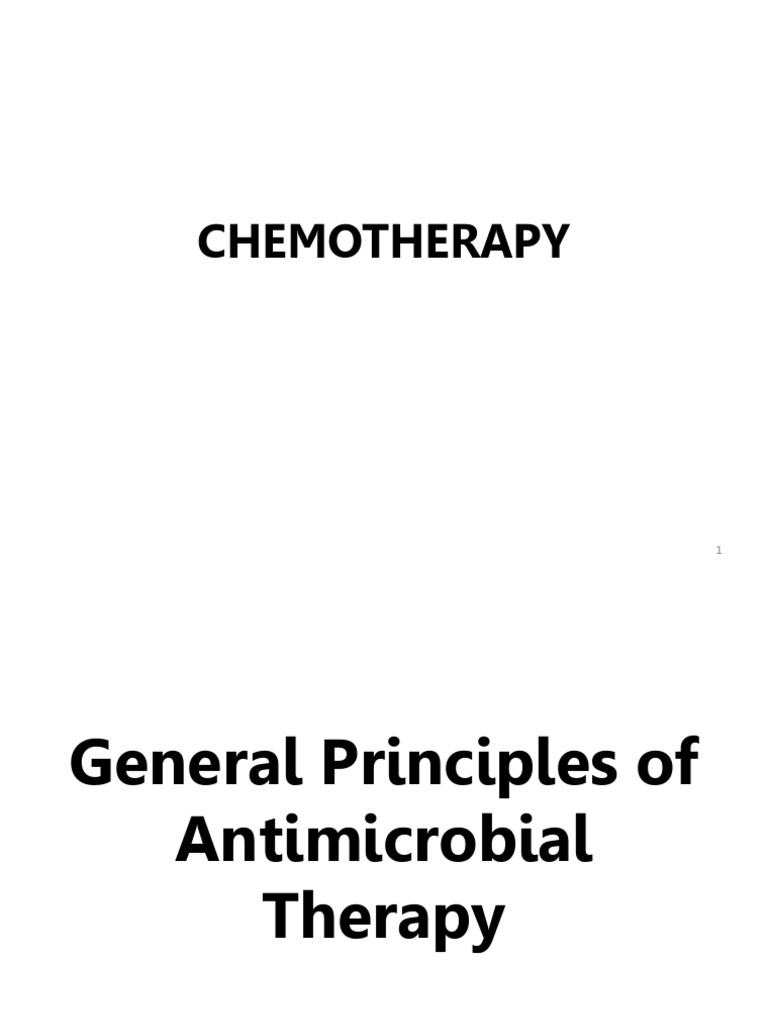 Antimicrobial Therapy and Chemotherapy Insights | PDF | Penicillin ...