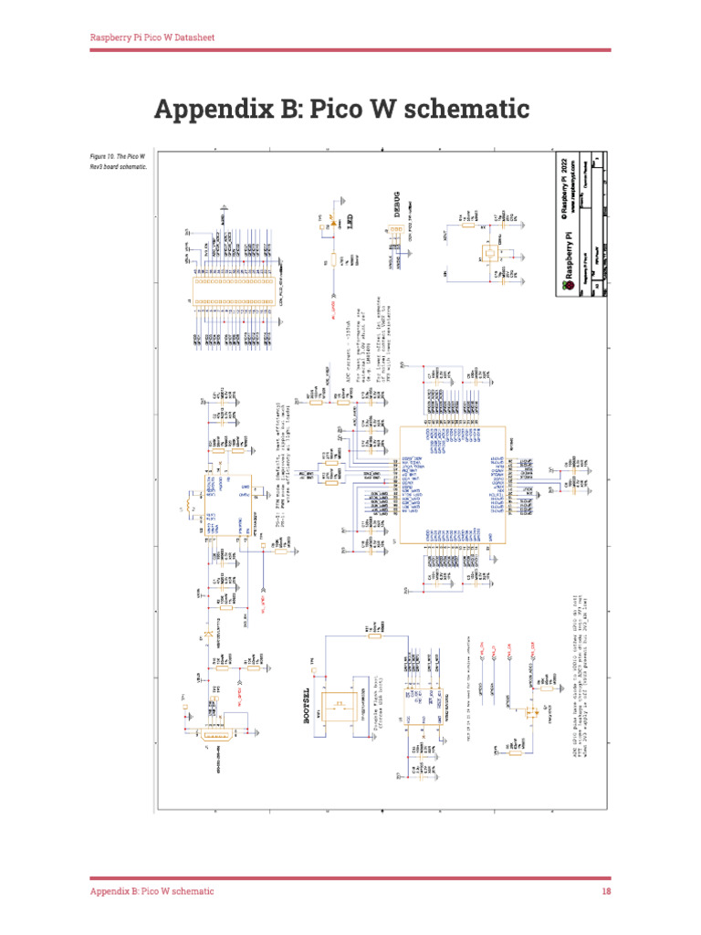 Pico W Schematic | PDF