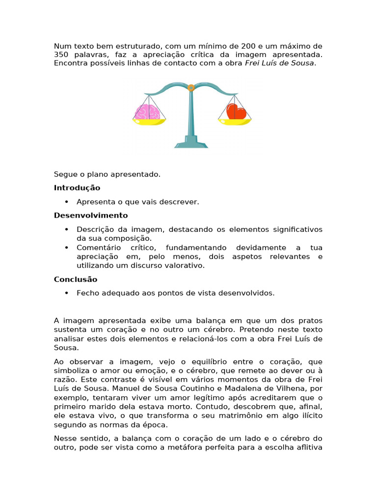 Num Texto Bem Estruturado | PDF | Amor | Vincent Van Gogh