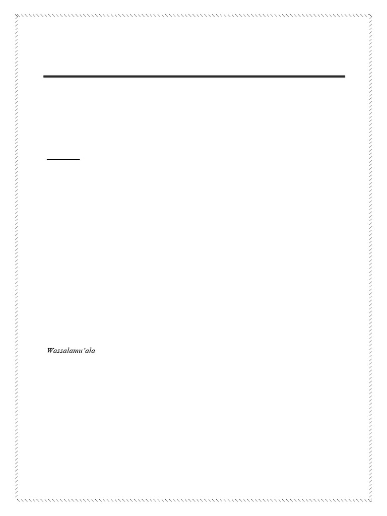 Undangan Musyawarah RT 009/RW 002 | PDF