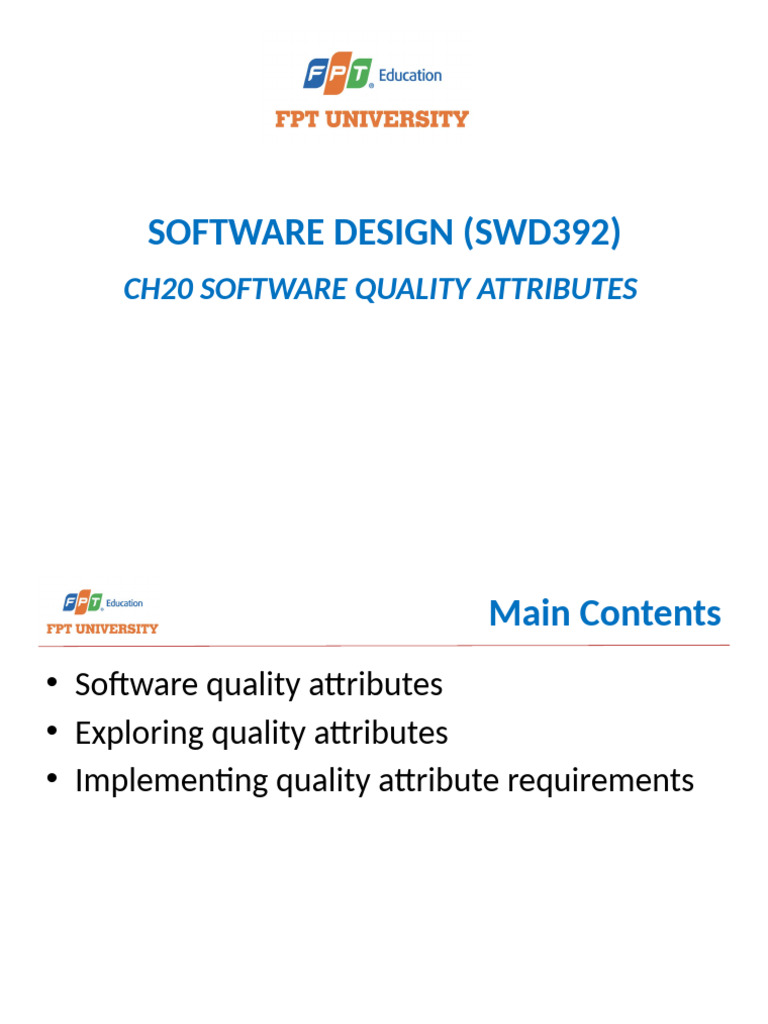 Key Software Quality Attributes | PDF | Software Quality | Software