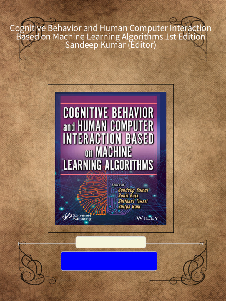 Cognitive Behavior and Human Computer Interaction Based On Machine ...