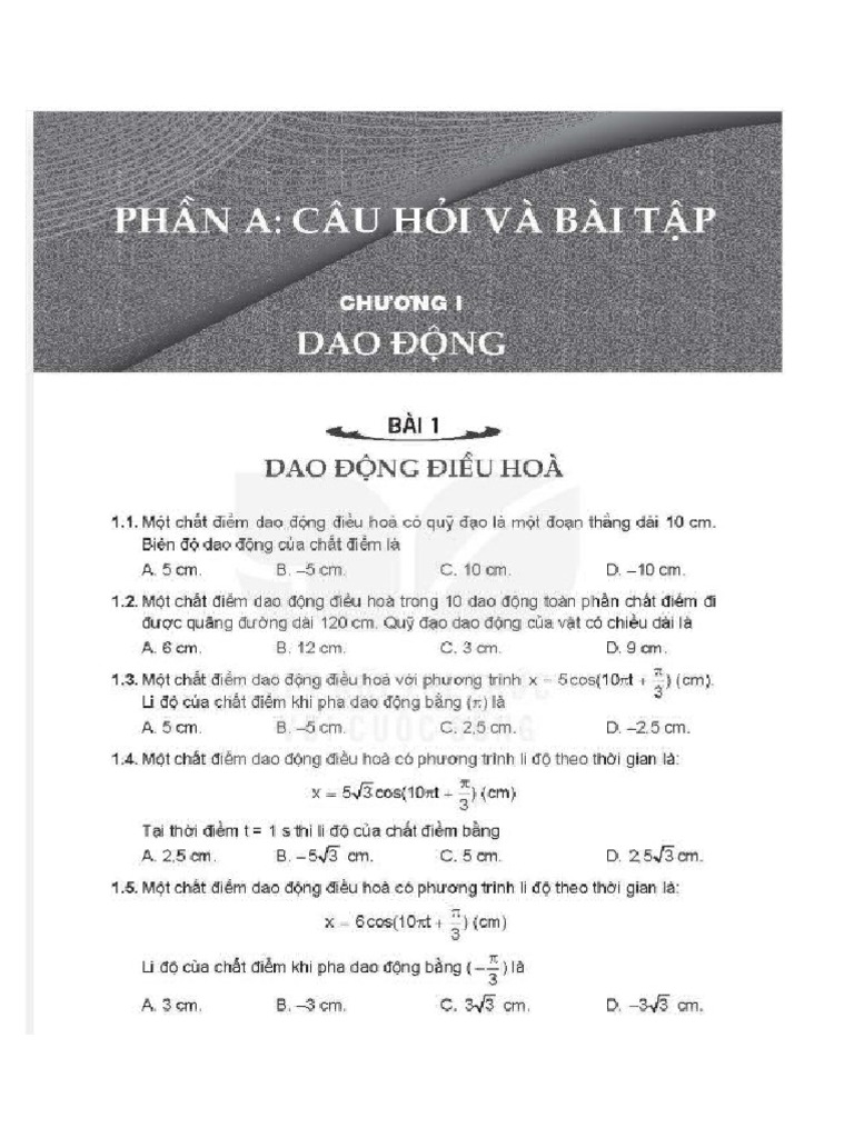 Bài 1 Dao Đ NG | PDF