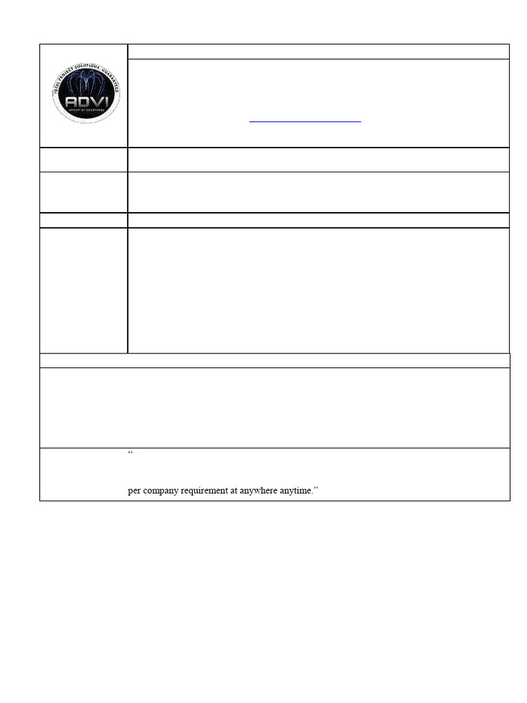 JD_from_ADVI_Group_SDV | PDF | Integrated Development Environment ...