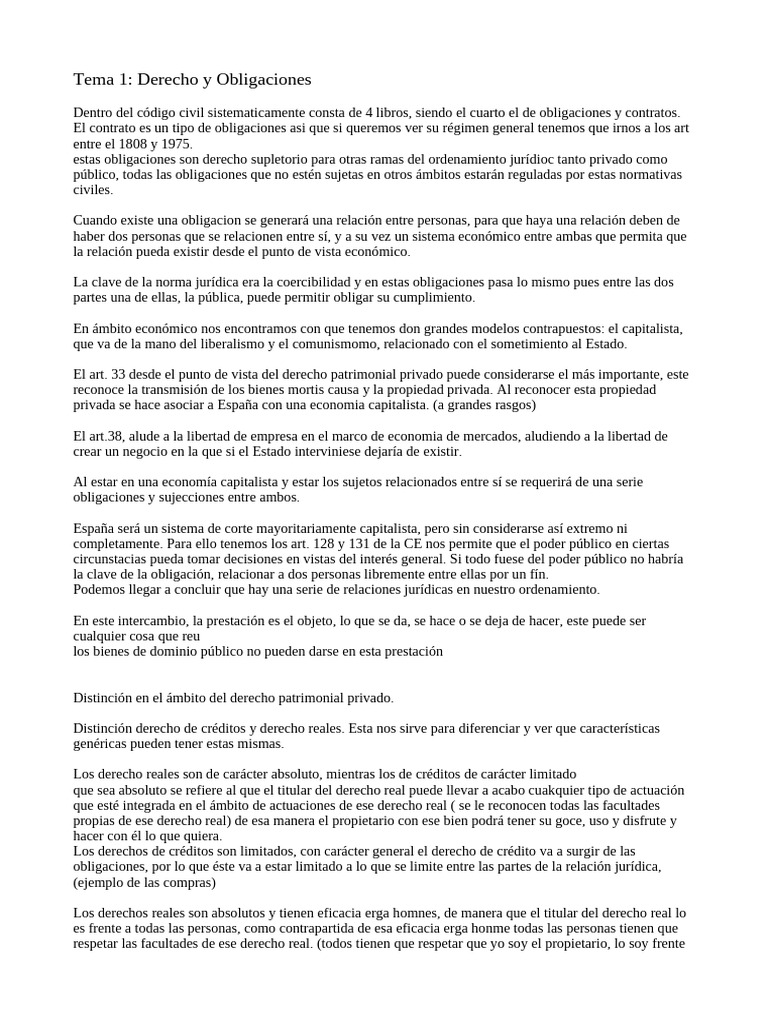 Obligaciones y Derecho Civil | PDF | Pagos