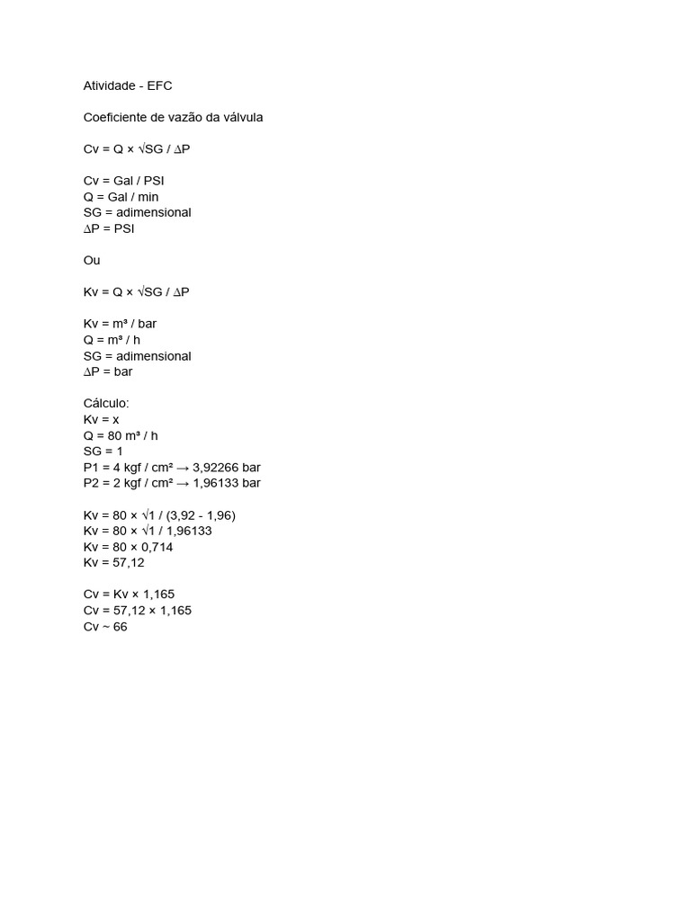 Atividade - EFC-3 | PDF