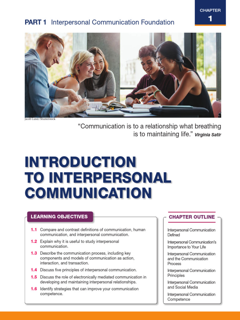 Understanding Interpersonal Communication | PDF | Communication ...