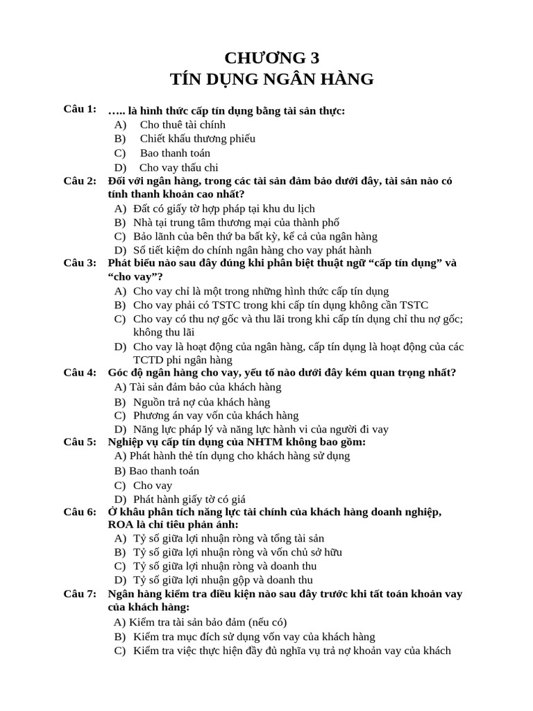 Chương 3. Tín D NG NH | PDF