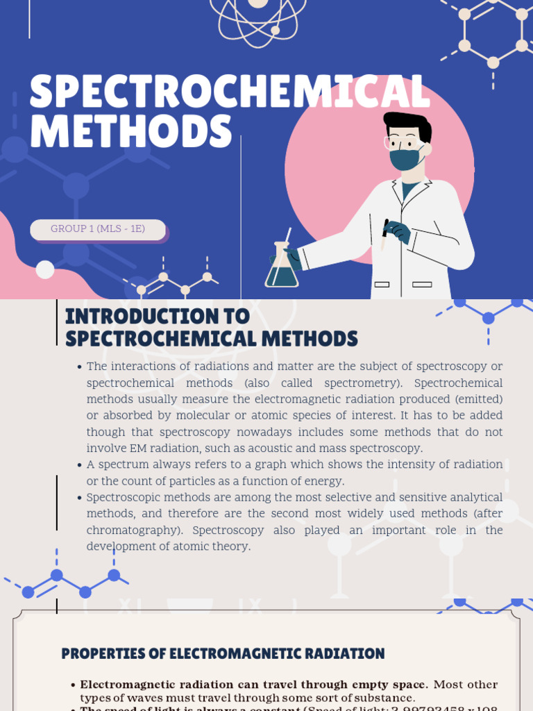 Introduction to Spectrochemical Methods | PDF | Electromagnetic ...