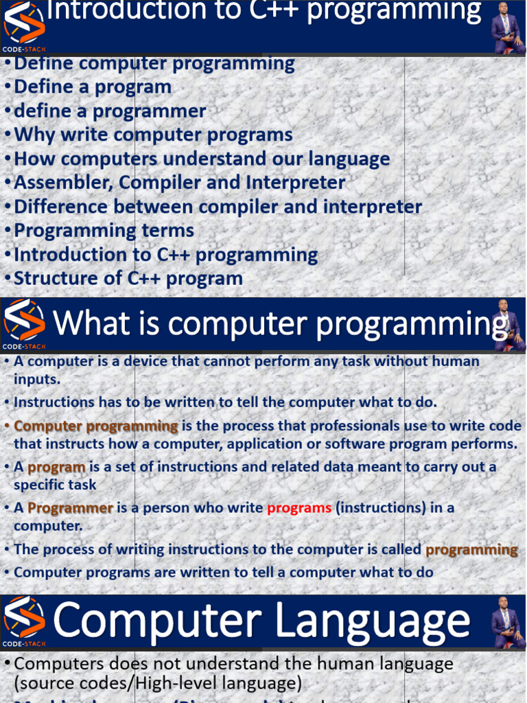C++ G10 slides presentation and notes | PDF | C++ | Computer Programming