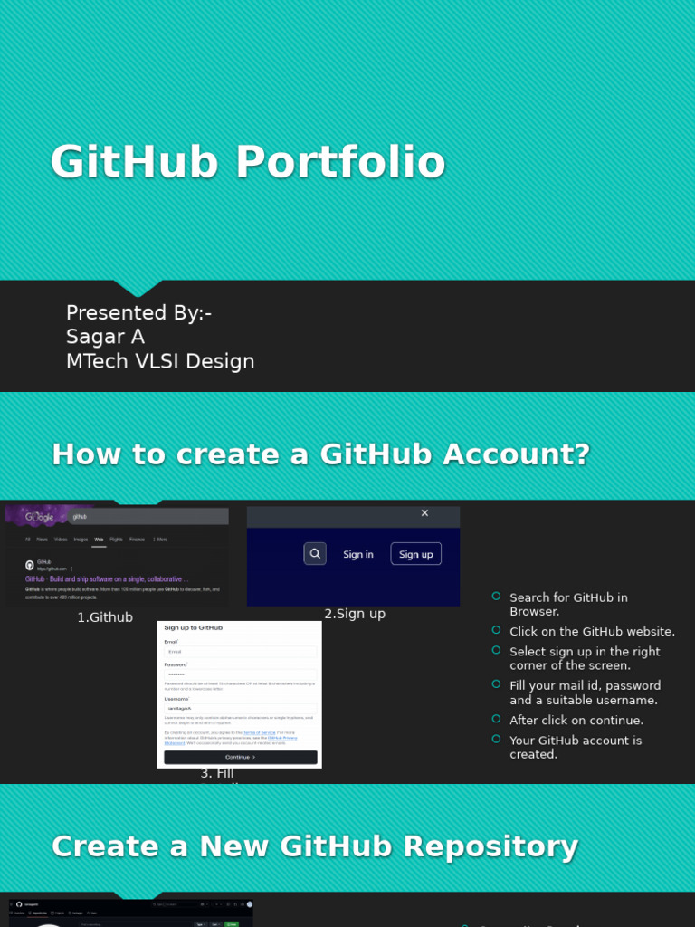 About GitHub Profile for Projects and Academic Purpose | PDF | Computer ...