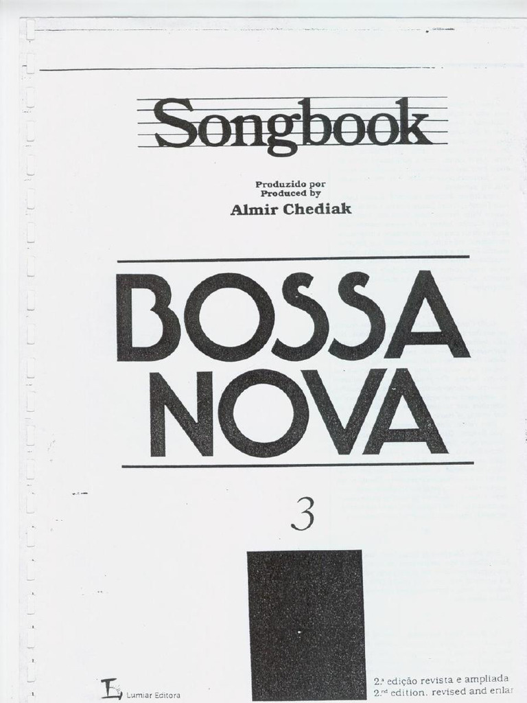 Songbook Bossa Nova 3 Almir Chediak PDF Free | PDF