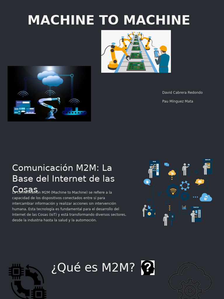 Machine To Machine | PDF | Internet de las Cosas | Informática