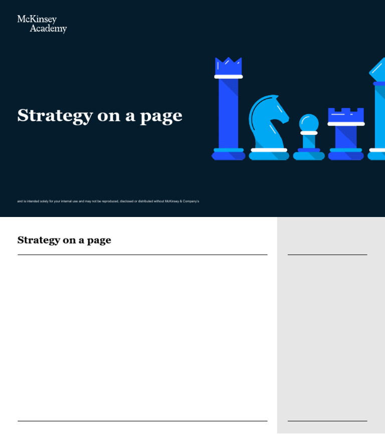 Strategy On A Page | PDF