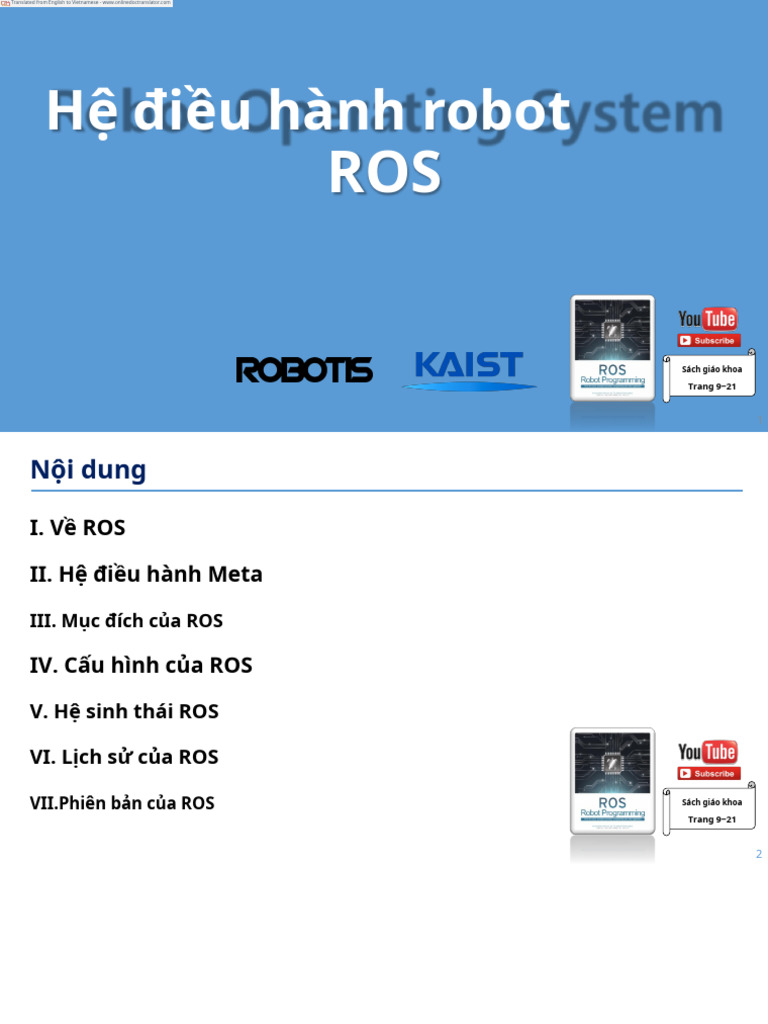 02 Robot Operating System ROS - En.vi | PDF