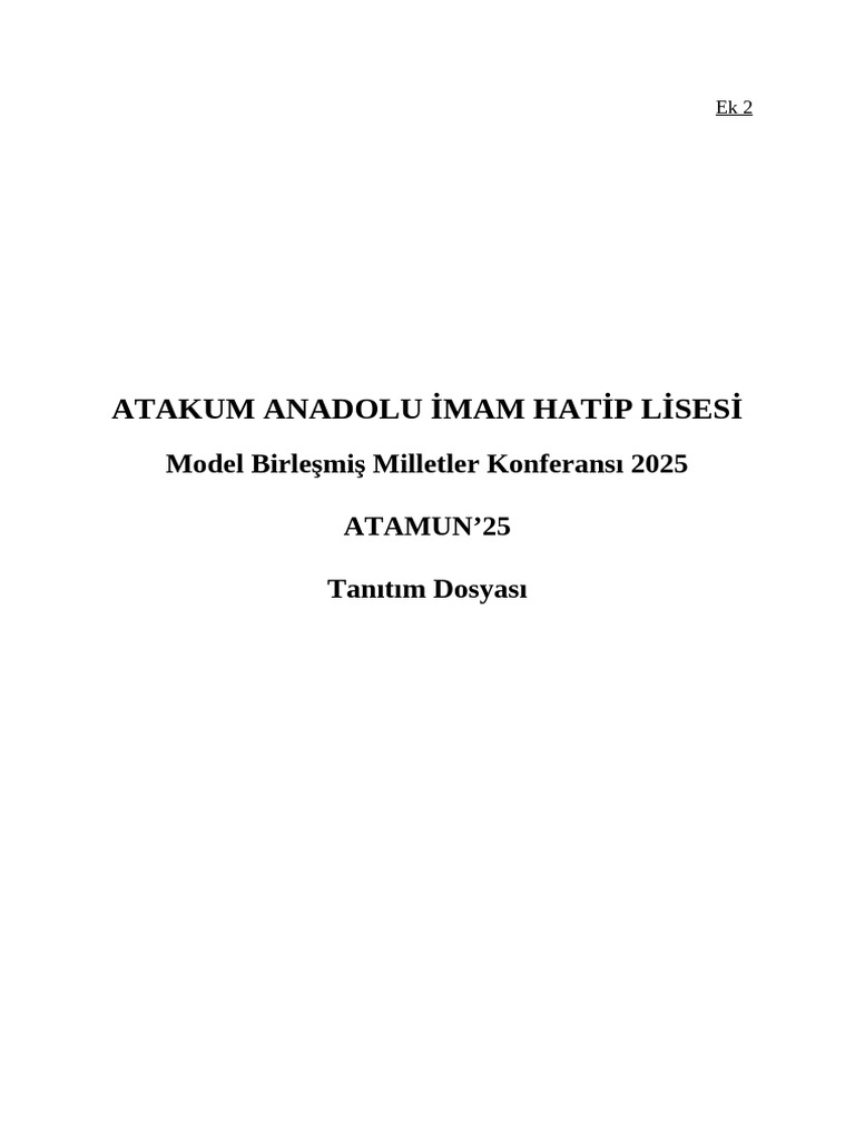 02 Tanitim Kitapçigi Atamun 25 (Atamun 2) | PDF
