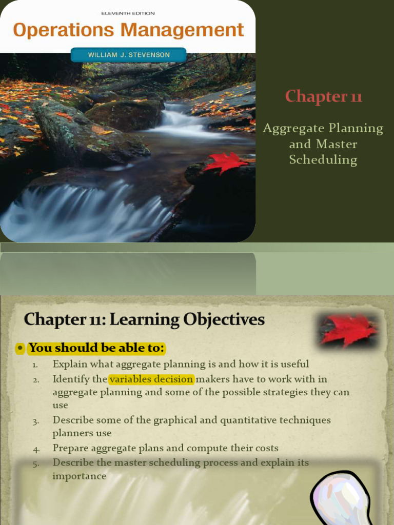 Aggregate Planning and Scheduling Guide | PDF | Labour Economics ...