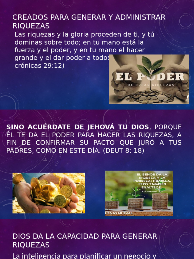 Creados para Generar Riquezas | PDF