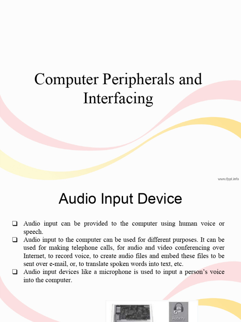 Audio and Video Input Devices Explained | PDF | Speech Recognition ...