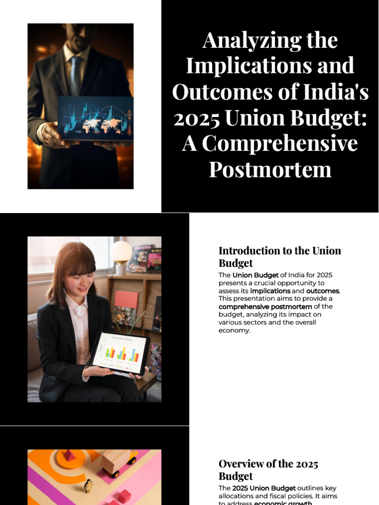 Slidesgo Analyzing The Implications and Outcomes of Indias 2025 Union ...
