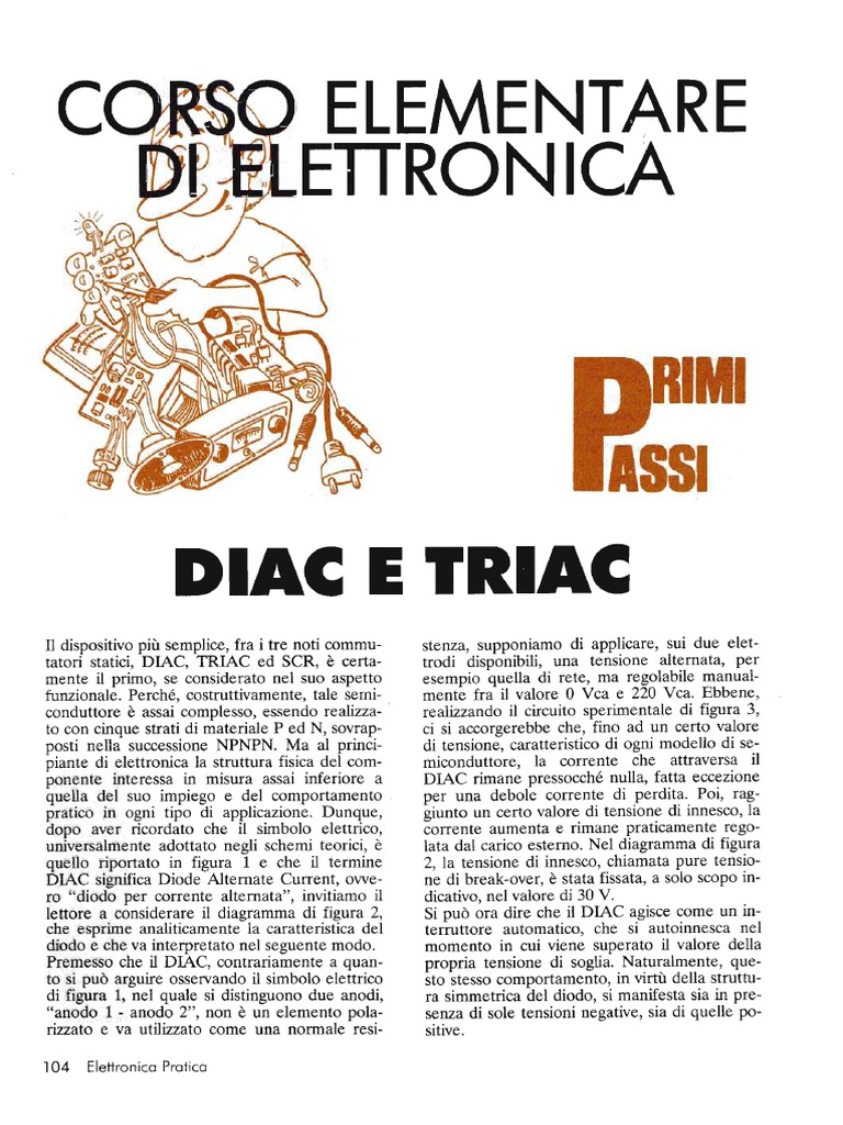 DIAC e TRIAC | PDF