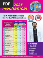 GATE 2026 Mechanical Engineering Syllabus | PDF | Fluid Dynamics ...